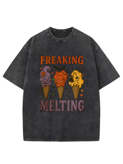 Vintage Spooky Summer Oversize Washed T-Shirt
