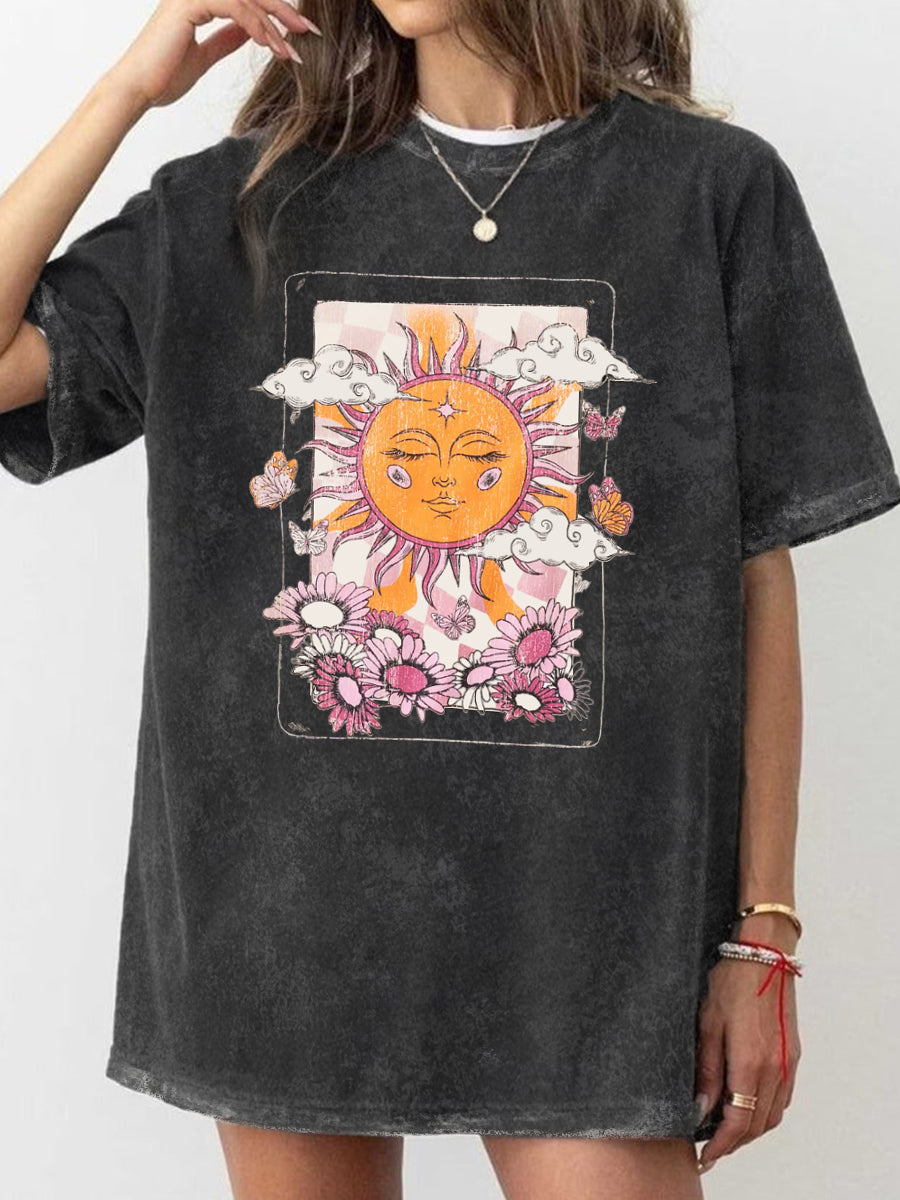 Vintage Celestial Sun Washed T-Shirt
