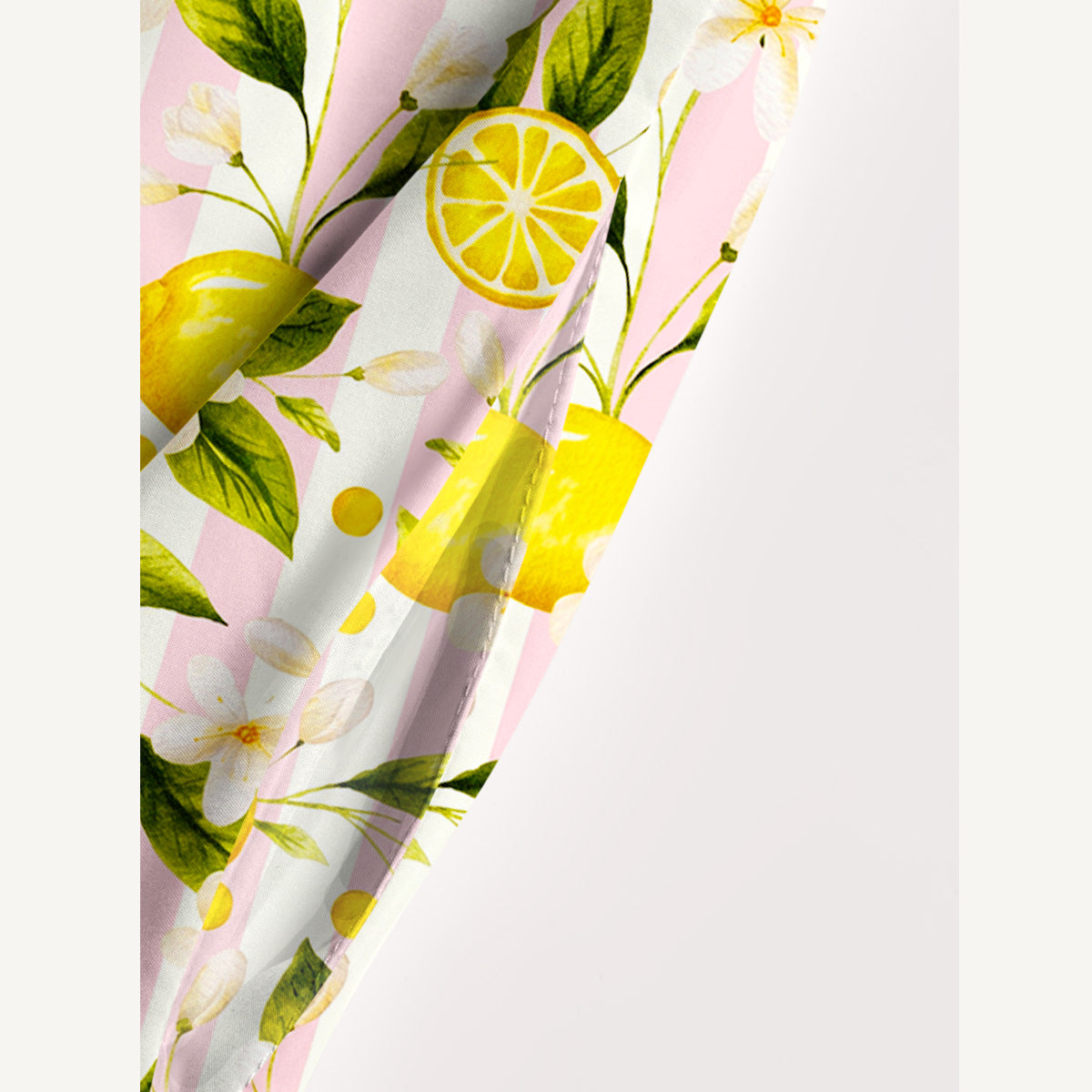 Lemon Grove Sunshine Print Wide Straps Maxi Dress With Pockets