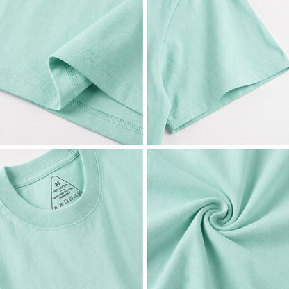 Woodland Wildflower Tales Print Crew Neck Cotton Tee