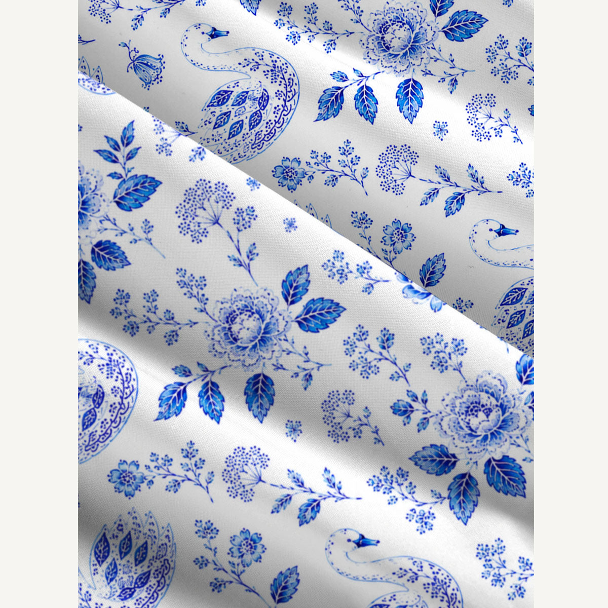 Blue Swan Garden Print Wide Straps Maxi Dress With Pockets