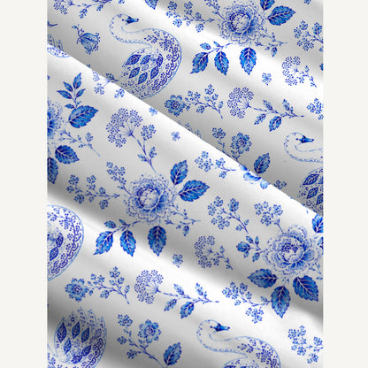 Blue Swan Garden Print Wide Straps Maxi Dress With Pockets