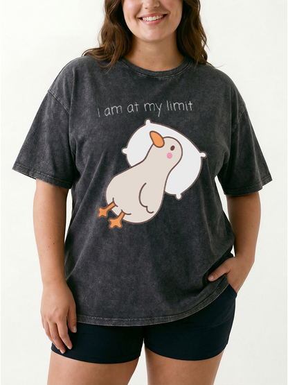 Vintage I Am At My Limit Washed T-Shirt