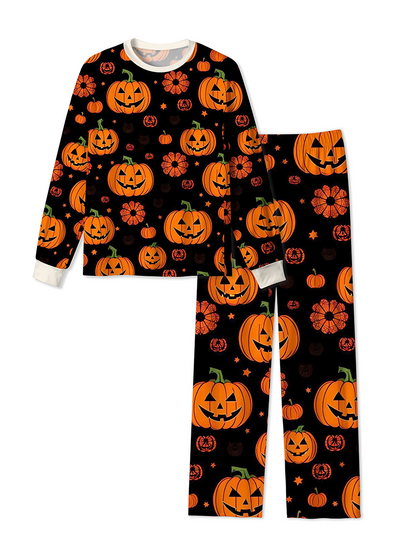Vintage Classic Halloween Pumpkin Pajamas