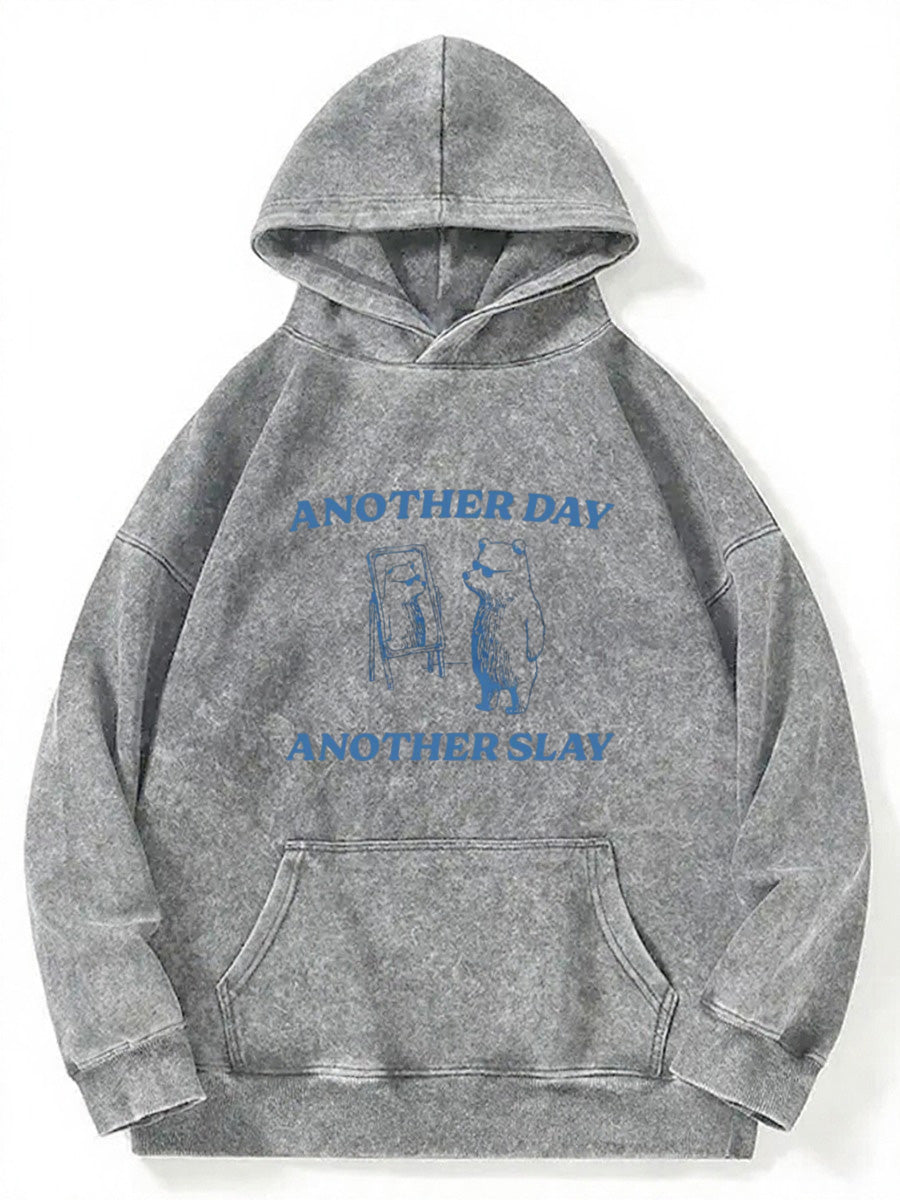 Vintage Another Day Another Slay Washed Hoodie