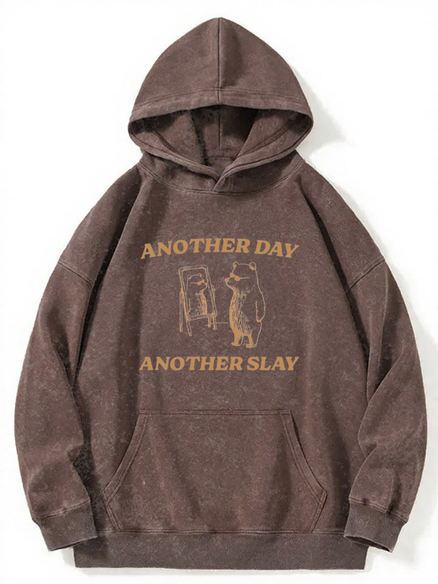Vintage Another Day Another Slay Washed Hoodie