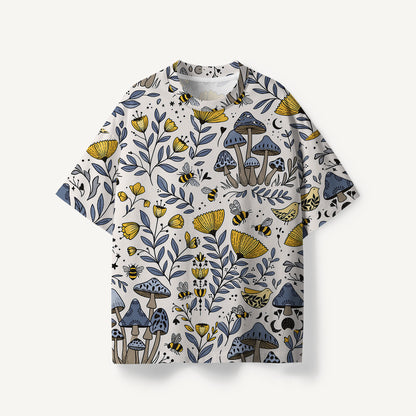 Bee Whisper Forest print Premium Eco Tee