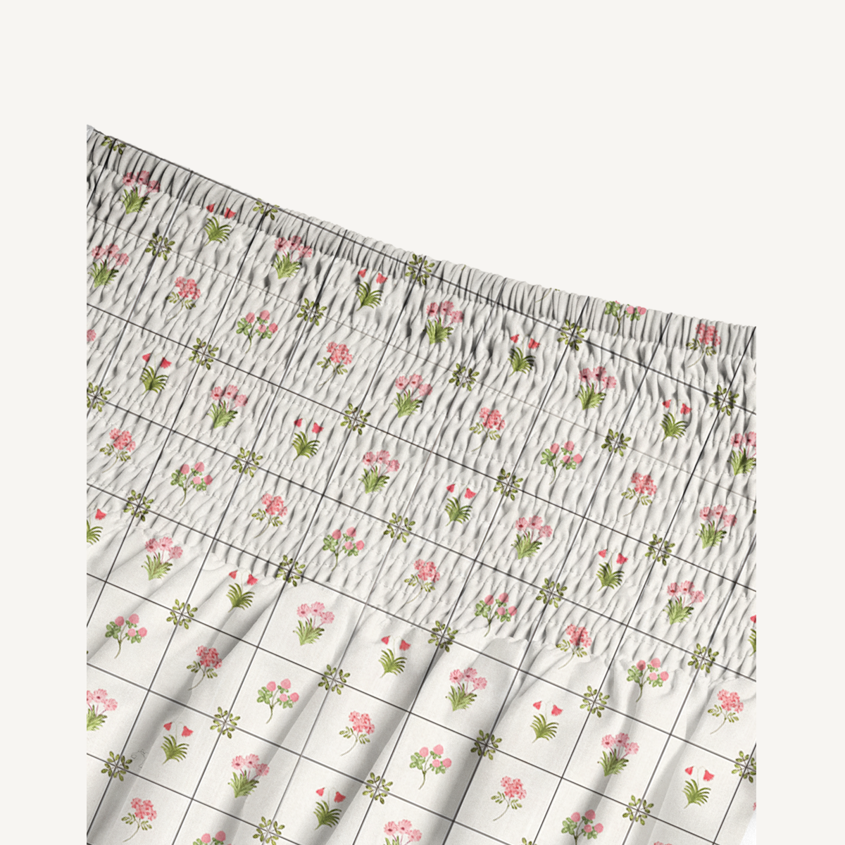 Meadow Tile Bloom Print Convertible Maxi Skirt & Strapless Dress