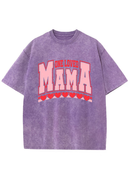 Vintage One Loved Mama Oversize Washed T-Shirt