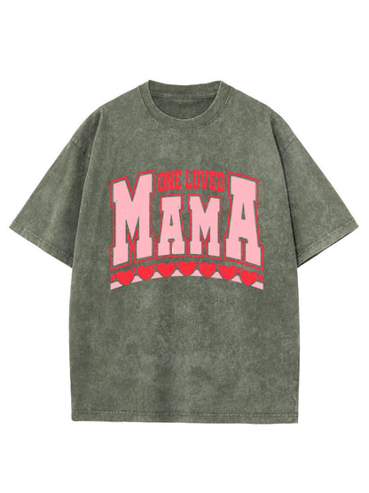 Vintage One Loved Mama Oversize Washed T-Shirt