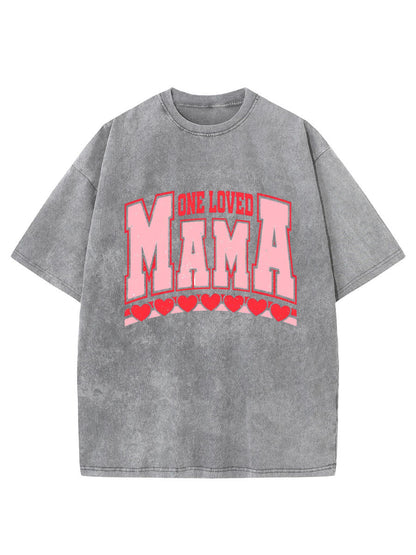 Vintage One Loved Mama Oversize Washed T-Shirt