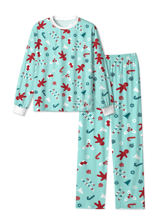 Vintage  Christmas Cookies Delight Pajamas