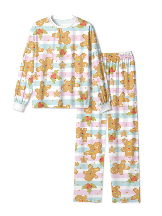 Vintage Gingerbread Parade Pajamas
