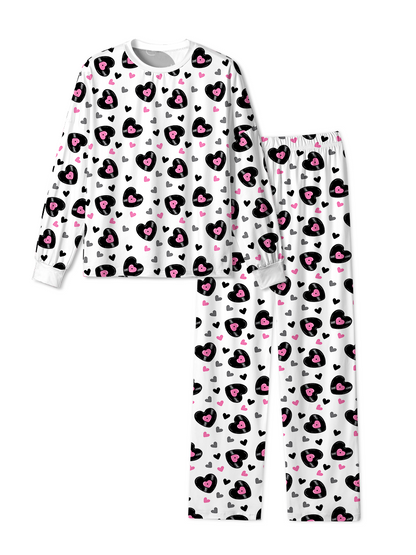 Vintage Black Heart Pajamas