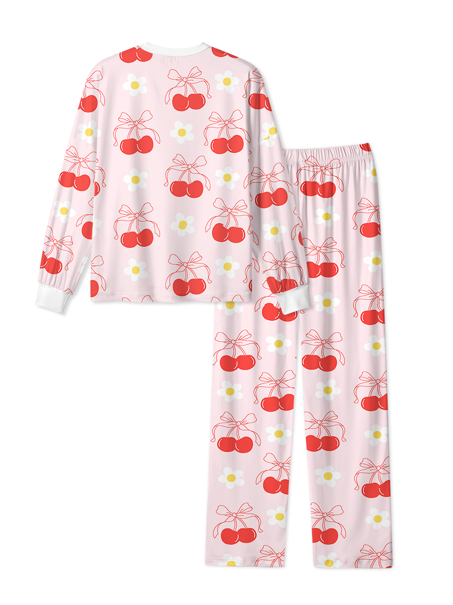 Vintage Crushed Cherry Pajamas