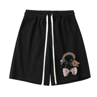 Vintage Girl Power Unisex Shorts