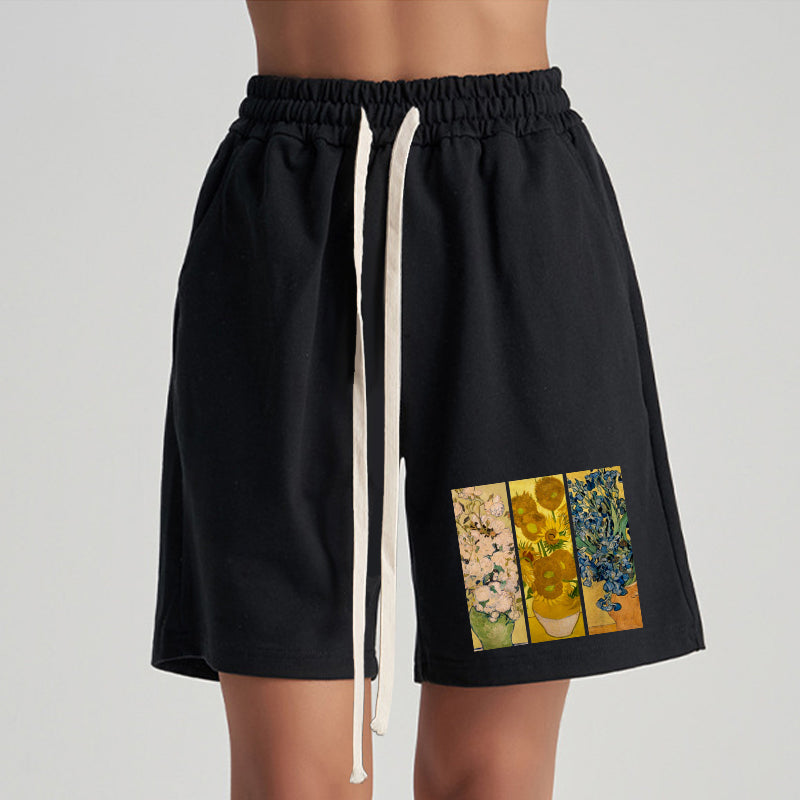 Vintage Van Gogh Unisex Shorts