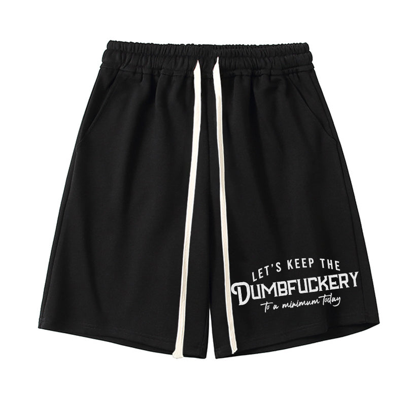 Vintage Let'S Keep The Dumbfuckery Unisex Shorts