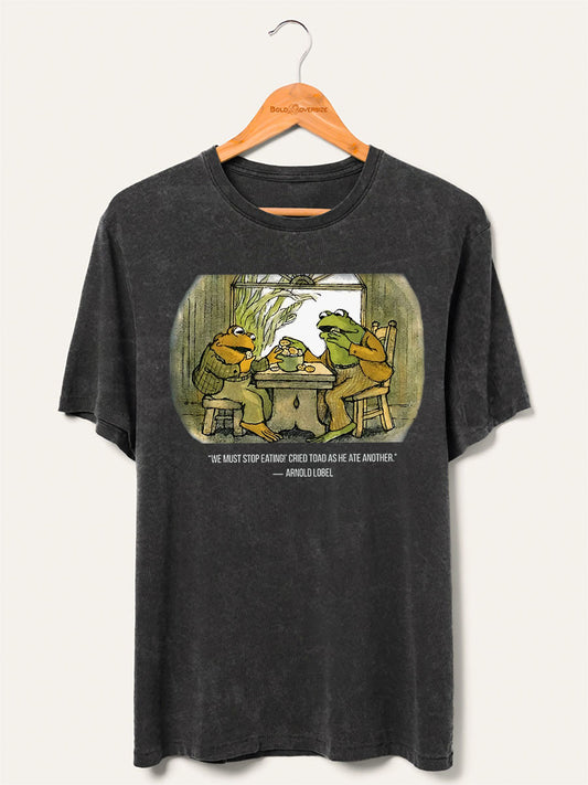 Vintage The Lovers Frog And Toad Shirt Washed T-Shirt