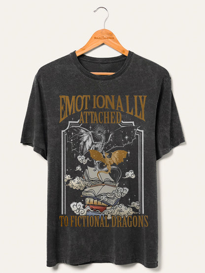 Vintage Dragons Washed T-Shirt