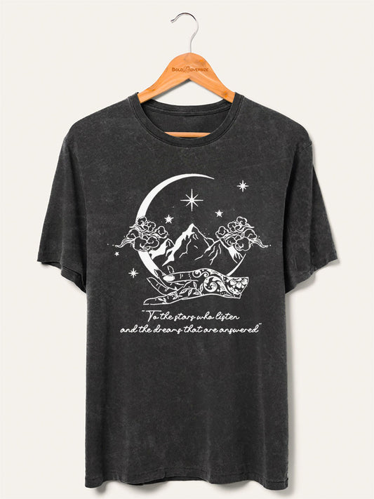 Vintage To The Stars Who Listen Washed T-Shirt
