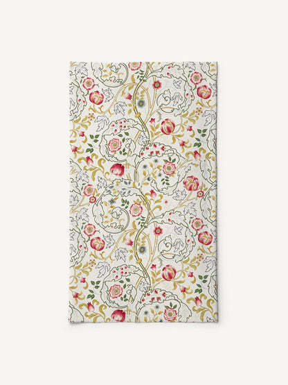 Peony Vine Garden Print Boho Bandeau Headband