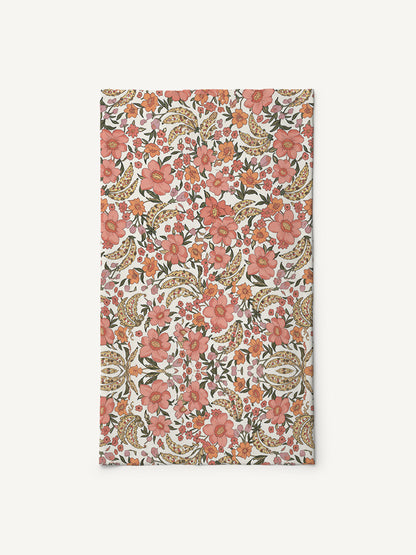 Amber Bloom Print Boho Bandeau Headband
