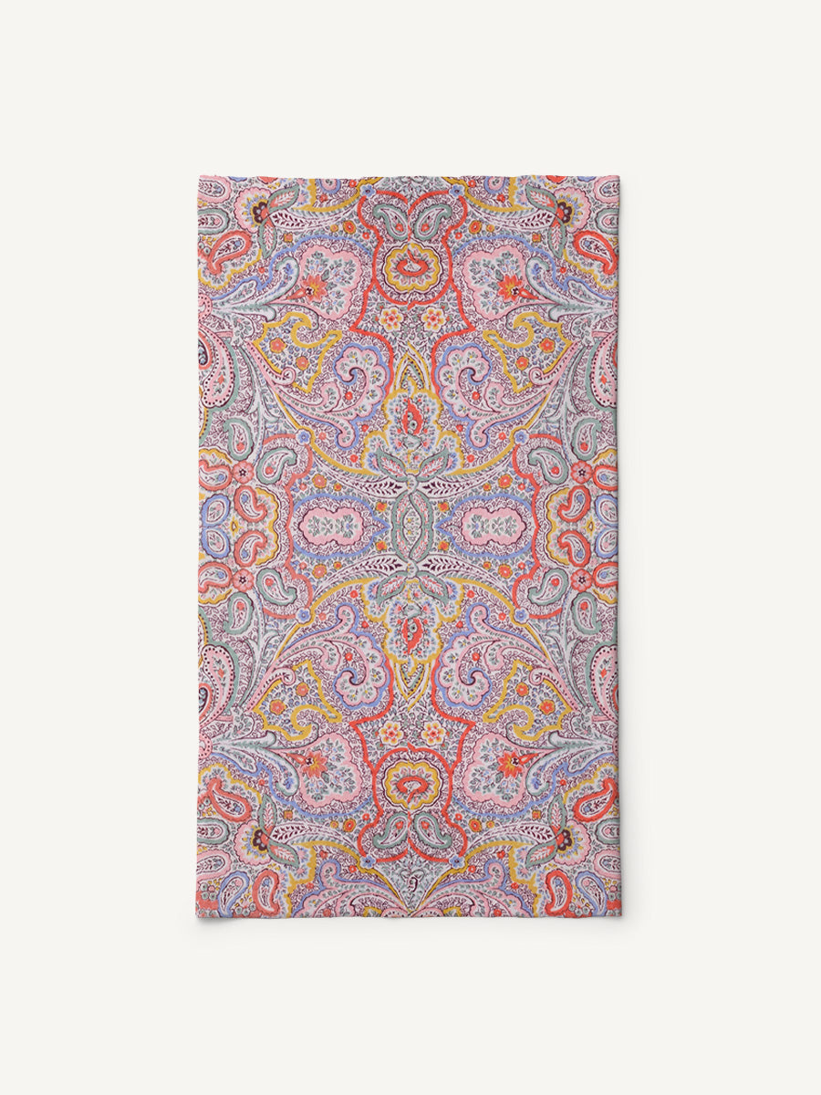 Sunrise Paisley Print Boho Bandeau Headband