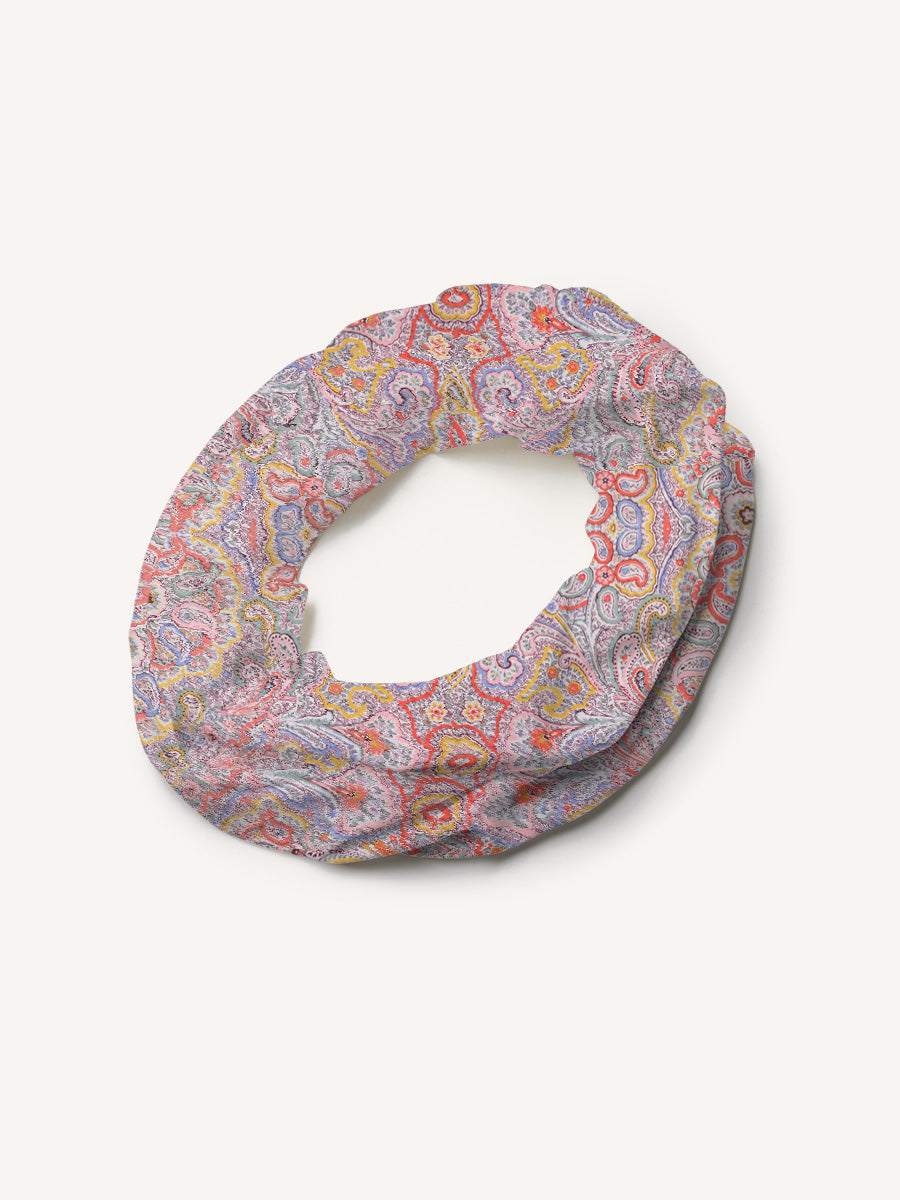 Sunrise Paisley Print Boho Bandeau Headband