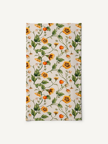 Golden Field Print Boho Bandeau Headband