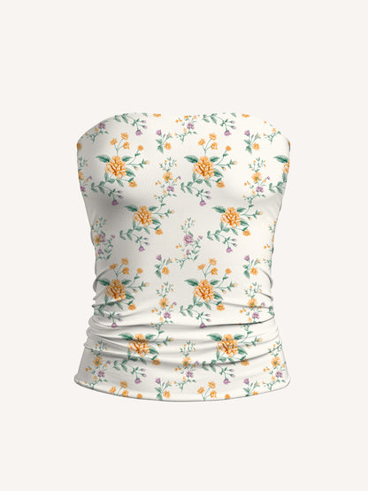 Amber Rose Print Boho Bandeau Headband
