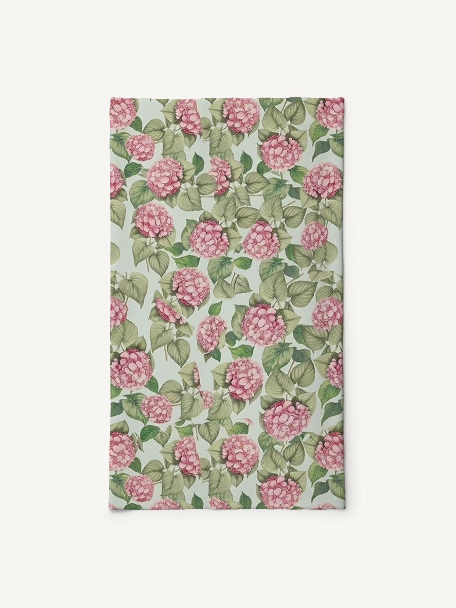 Hydrangea Whisper Print Boho Bandeau Headband