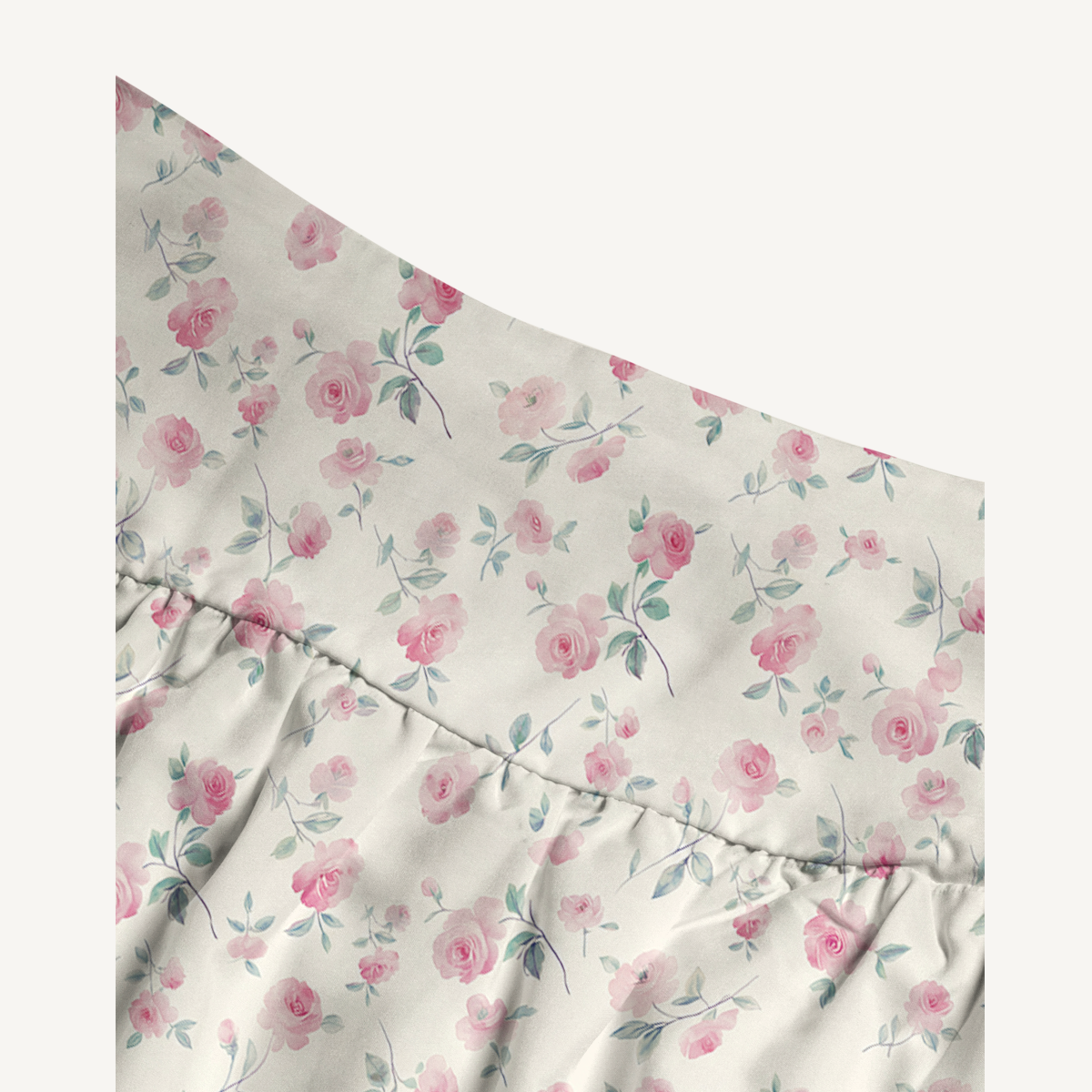 Blush Rose Print Convertible Maxi Skirt & Strapless Dress