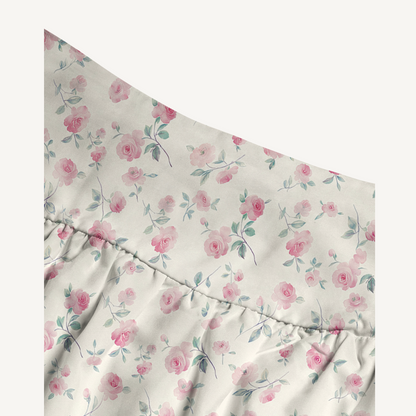 Blush Rose Print Convertible Maxi Skirt & Strapless Dress