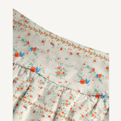 Wild Bloom Print Convertible Maxi Skirt & Strapless Dress