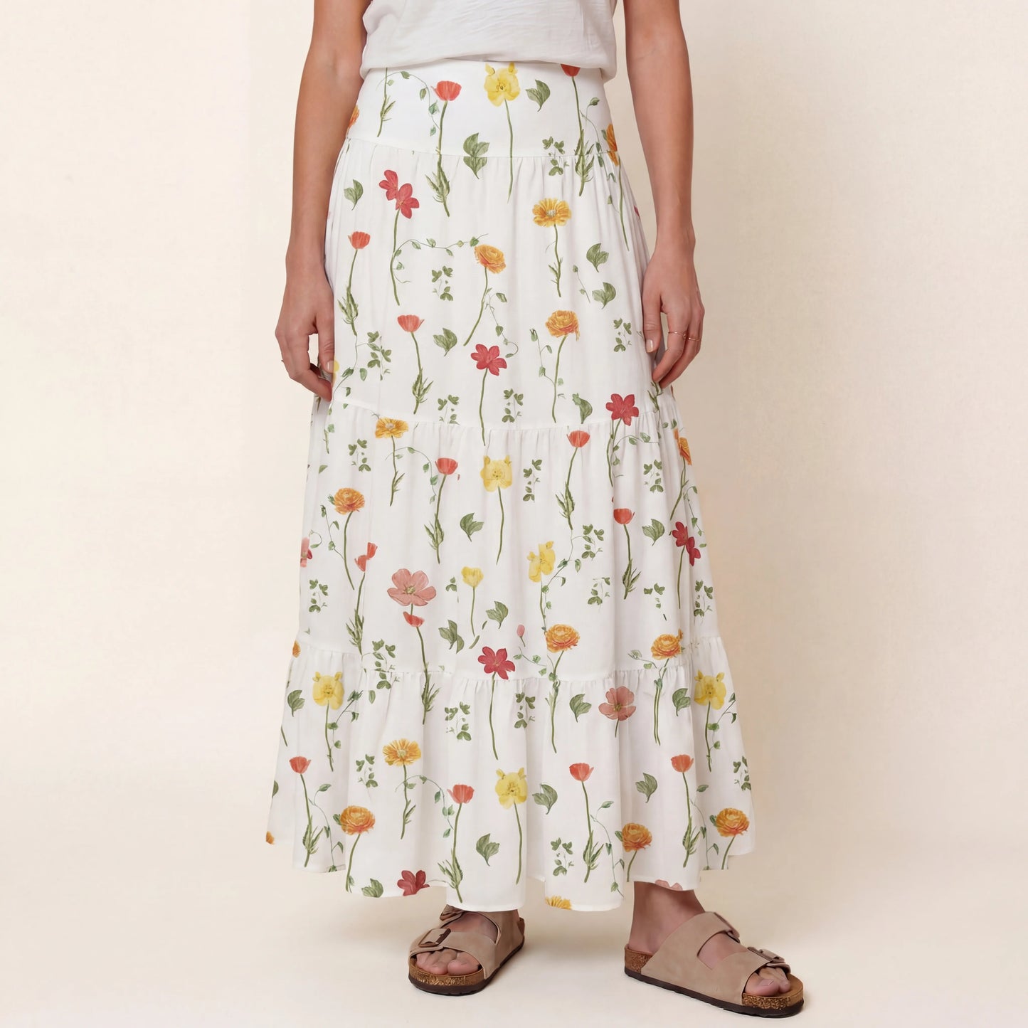 Wildlight Meadow Print Convertible Maxi Skirt & Strapless Dress