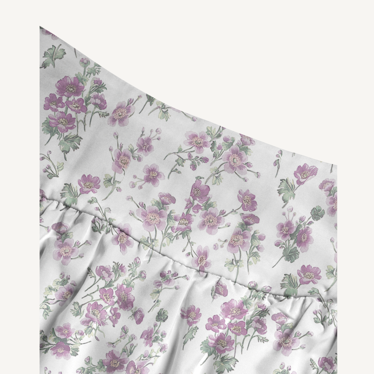 Lavender Field Whisper Print Convertible Maxi Skirt & Strapless Dress
