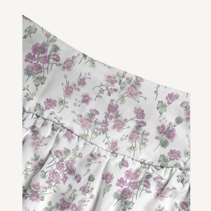 Lavender Field Whisper Print Convertible Maxi Skirt & Strapless Dress