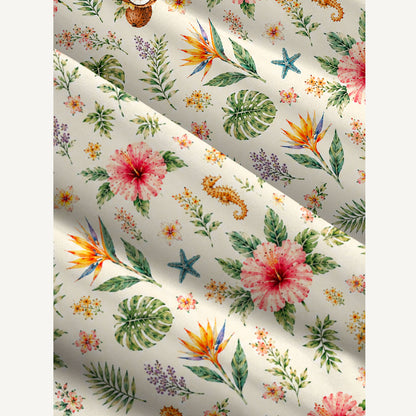 Summer Garden Print Wide Straps Maxi Dress With Pockets
