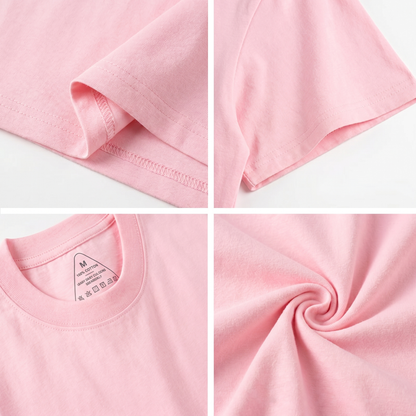 Beach Days Print Crew Neck Cotton Tee