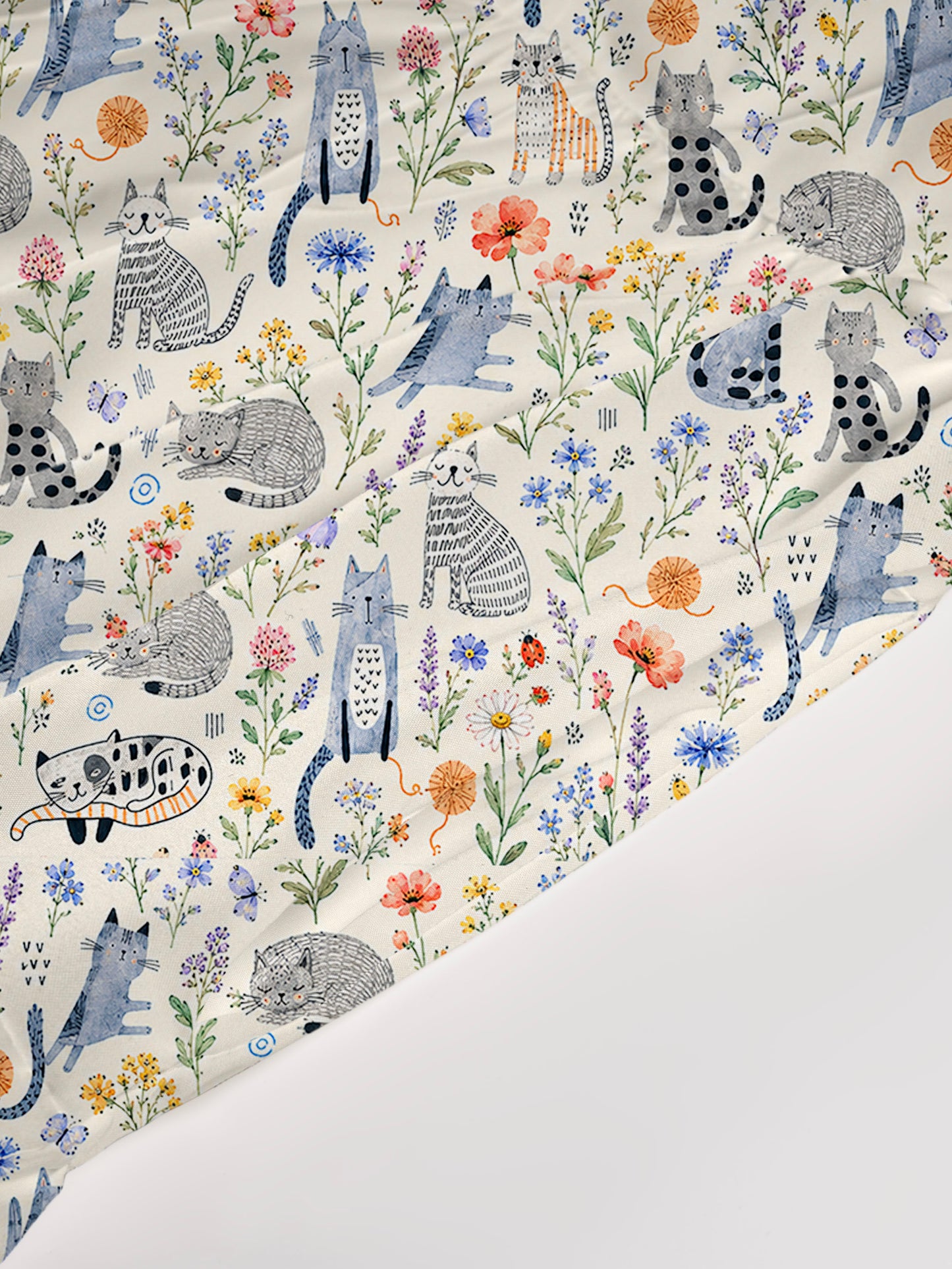V Neck Collared Whiskers in the Wildflowers Print Casual Midi Dress With Pockets