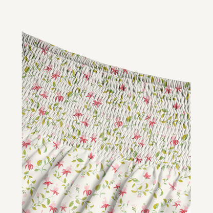 Ruby Vine Print Convertible Maxi Skirt & Strapless Dress