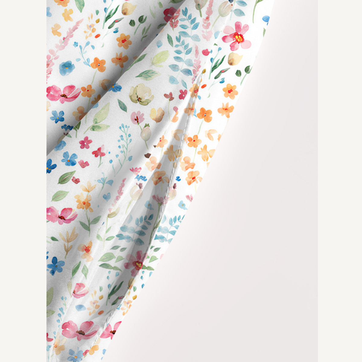 Wildflower Dream Print Wide Straps Maxi Dress With Pockets