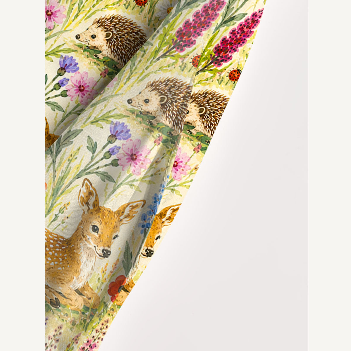 Woodland Meadow Harmony Print Wide Straps Maxi Dress With Pockets