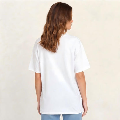 Desert Cactus Skies Print Crew Neck Cotton Tee