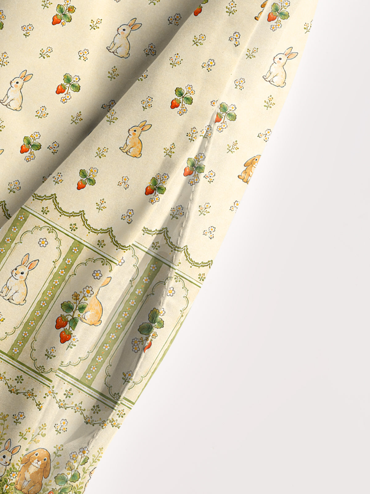 Bunnyberry Garden Print Wide Straps Maxi Dress With Pockets