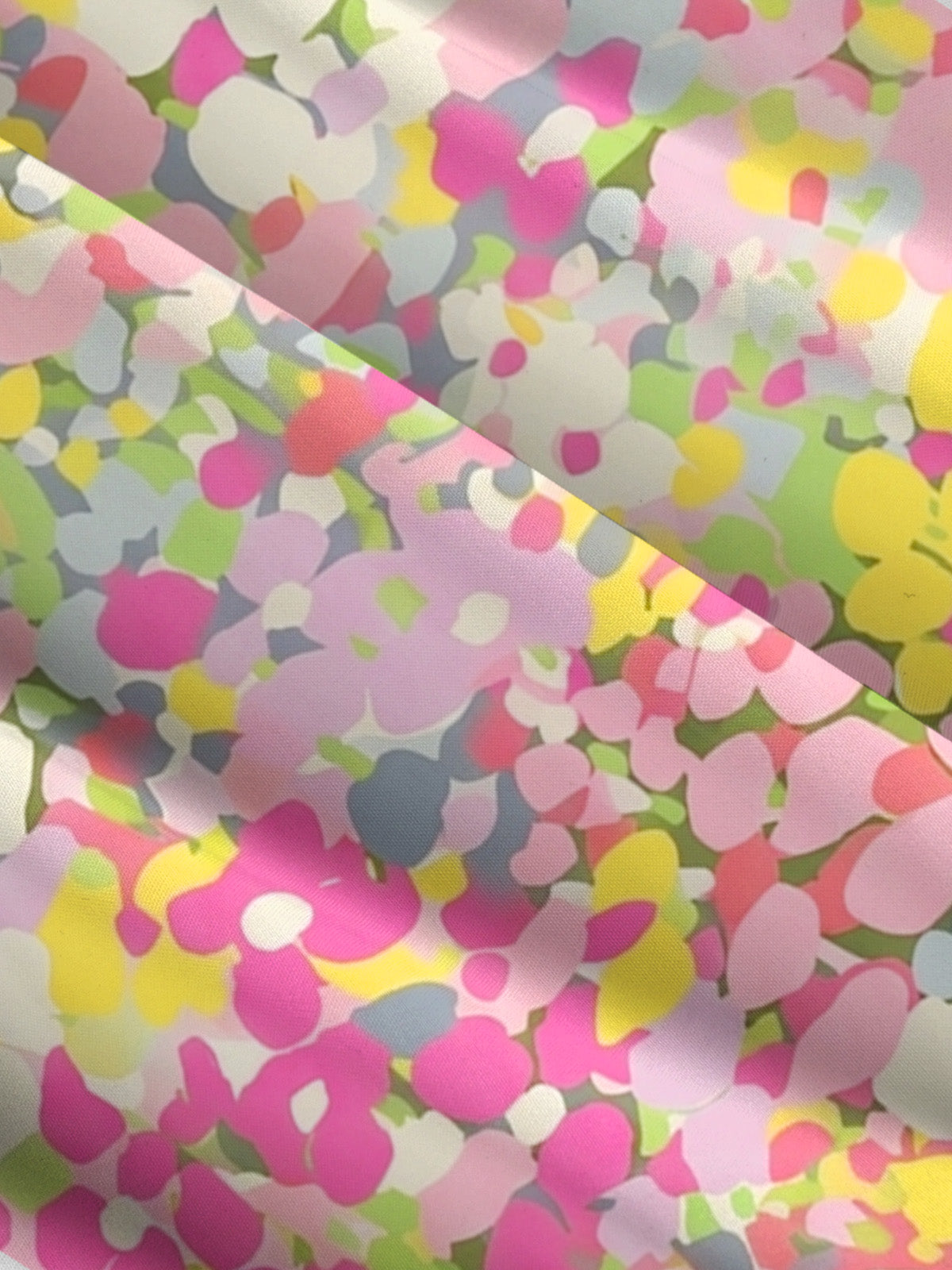 Floral Candy Confetti  Print Wide Straps Maxi Dress With Pockets