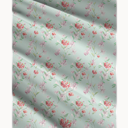 Mint Honeysuckle Print Convertible Maxi Skirt & Strapless Dress