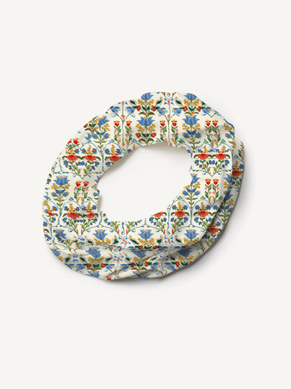 Folk Bloom Print Boho Bandeau Headband