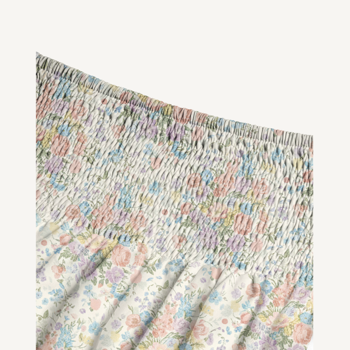 Morning Dew Bouquet Print Convertible Maxi Skirt & Strapless Dress